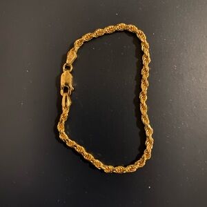 Melanie Auld Medium Rope Chain Bracelet - Gold Vermeil
